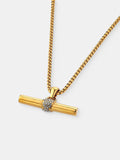 Vivienne T-Bar Necklace - Gold
