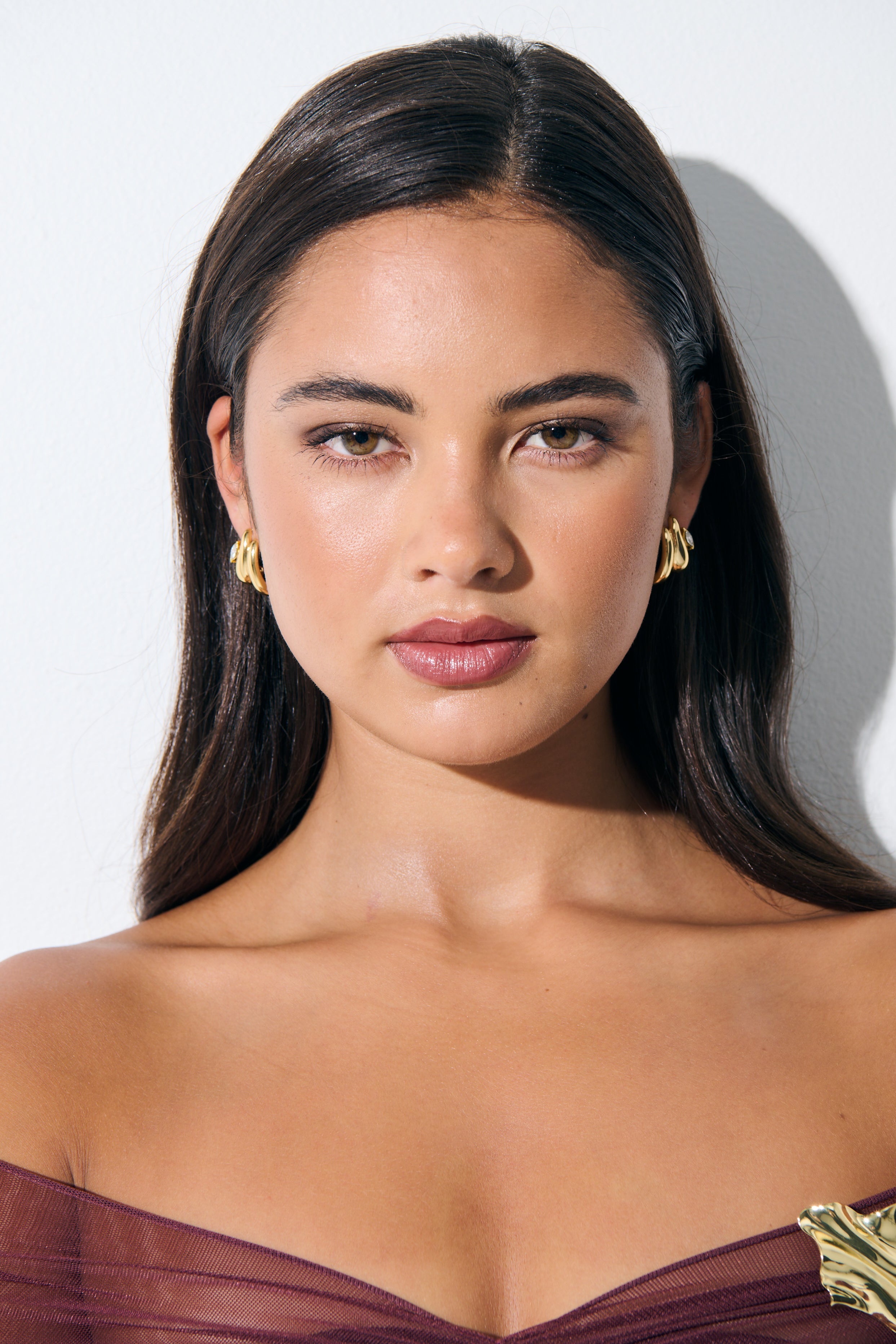 Midas Swirl 18K Gold Plated Earrings
