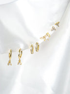 Summer Stacker Earring Set - 18K Gold Plated