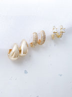 Duet Earring Set - 18K Gold Plated