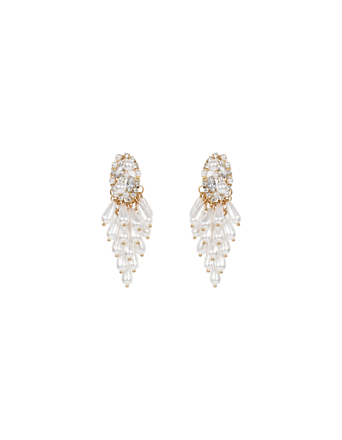 Opaline Pearl Statement Earrings