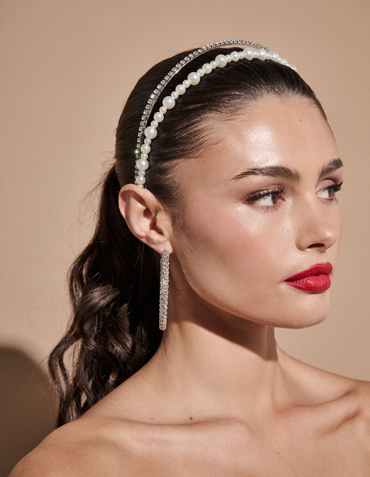 Eternity Twisted Hoop Earrings - Silver