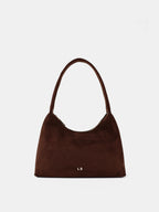 Katie Handbag - Suede Brown