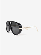 Jacqueline Aviator Sunglasses - Black