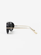 Jacqueline Aviator Sunglasses - Black