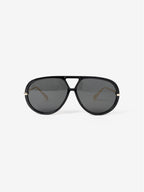 Jacqueline Aviator Sunglasses - Black
