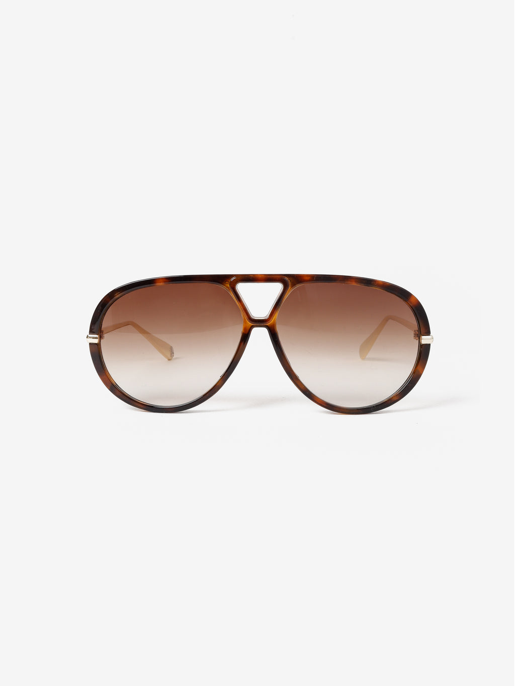 Jacqueline Aviator Sunglasses - Brown