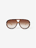 Jacqueline Aviator Sunglasses - Brown