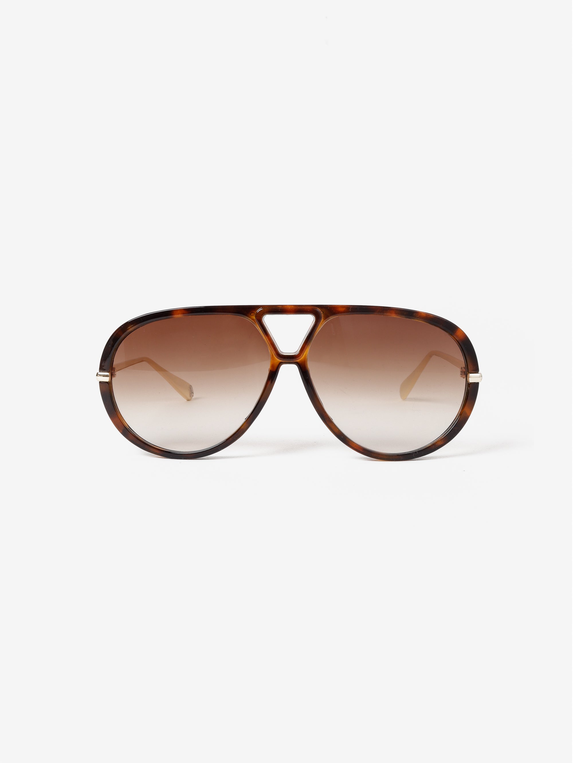 Jacqueline Aviator Sunglasses - Brown