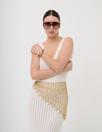 Jacqueline Aviator Sunglasses - Brown