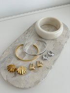 Capri Everyday Hoop Earrings in Gold