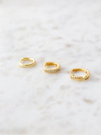 Uptown Gold Stacker Earring Set