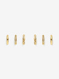 Uptown Gold Stacker Earring Set