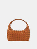 Cleo Woven Handbag - Tan
