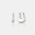 Square Crush Earrings - Sterling Silver Plated
