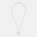 Ocean Coin Charm Necklace - Sterling Silver Plated