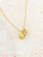 Gala Charm Necklace - 18K Gold Plated
