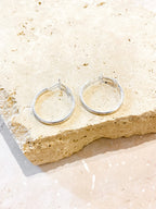 30mm Classic Sterling Silver Plated Hoops