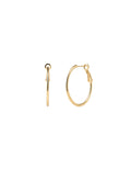 30mm Classic 18K Gold Plated Hoops