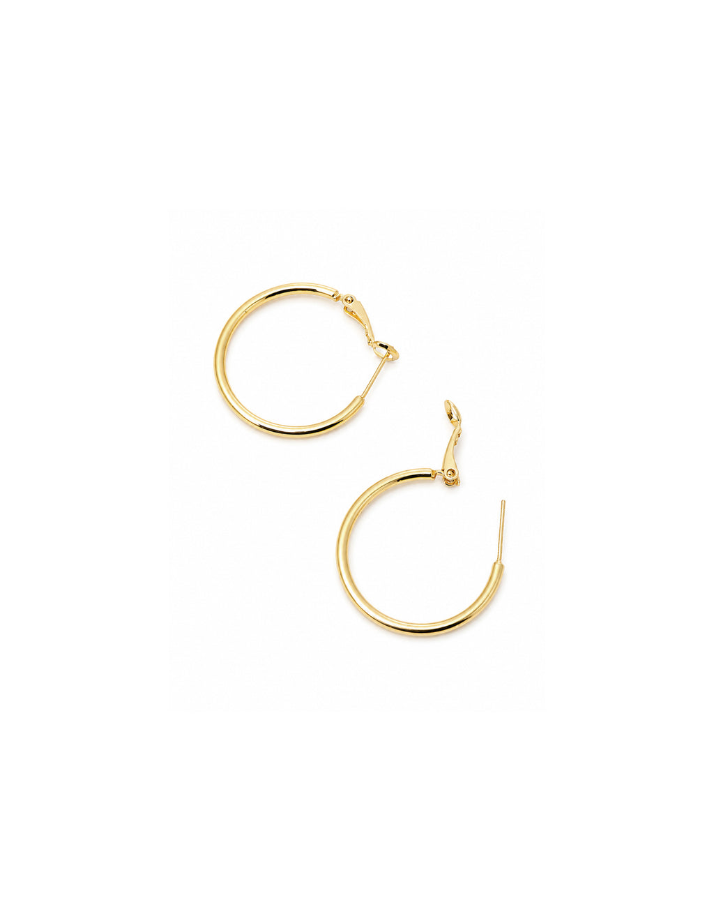 30mm Classic 18K Gold Plated Hoops