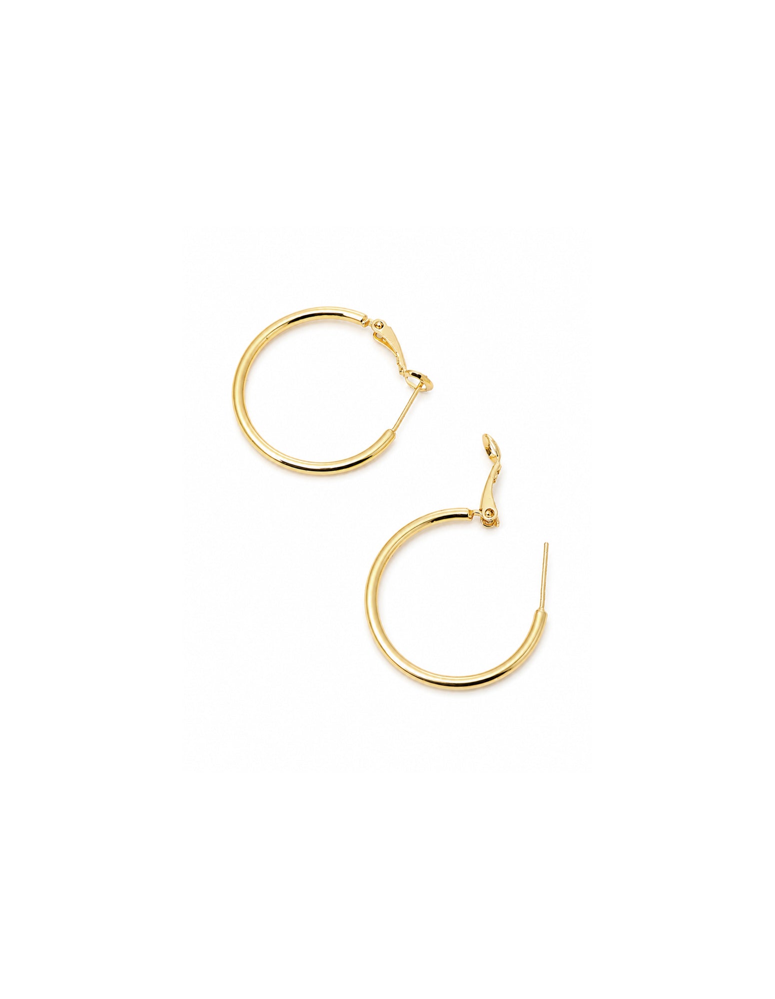 30mm Classic 18K Gold Plated Hoops