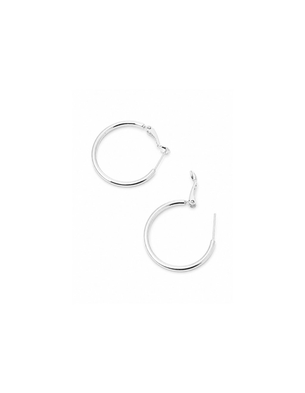30mm Classic Sterling Silver Plated Hoops