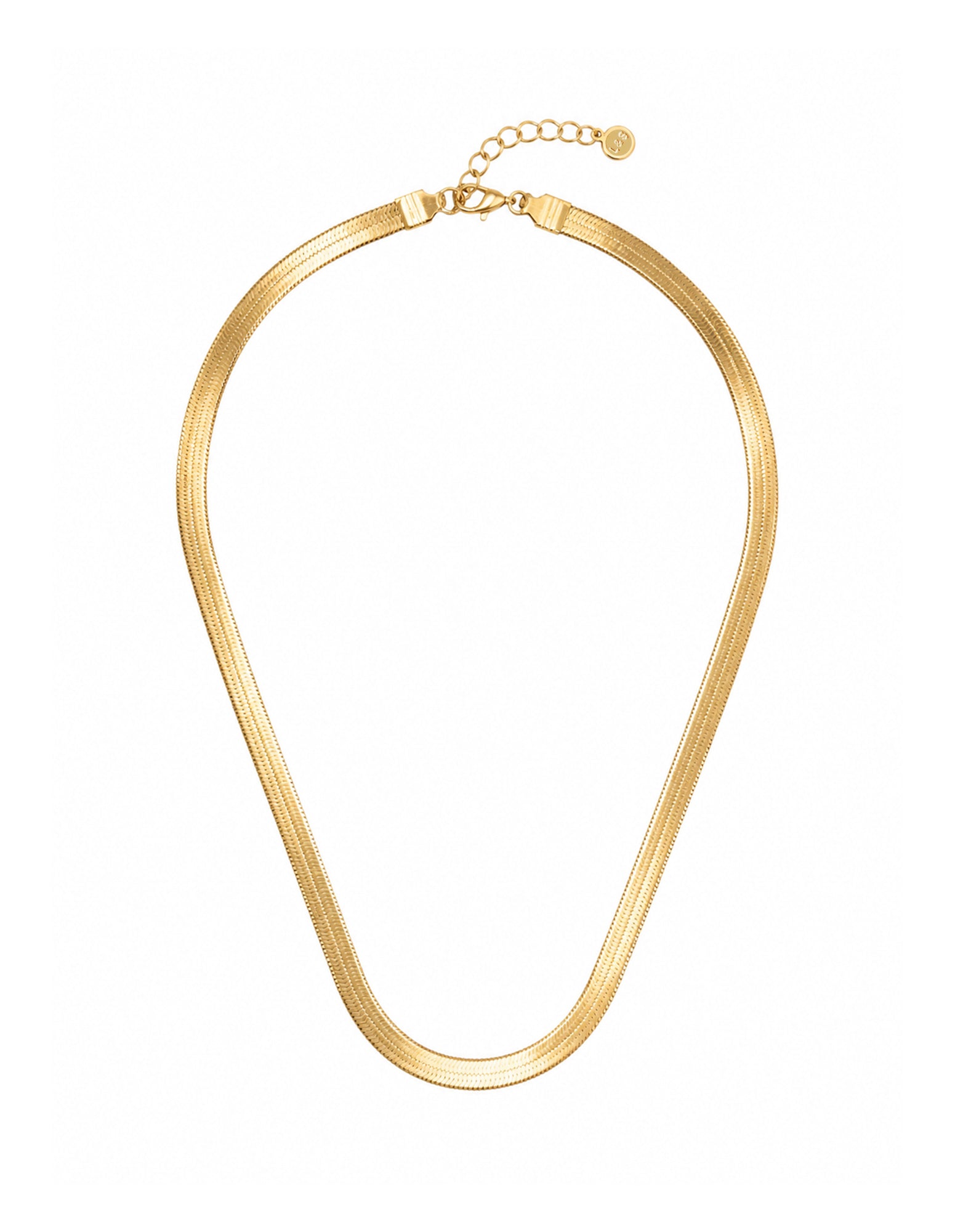 5mm Snake Necklace - 18K Gold Plated