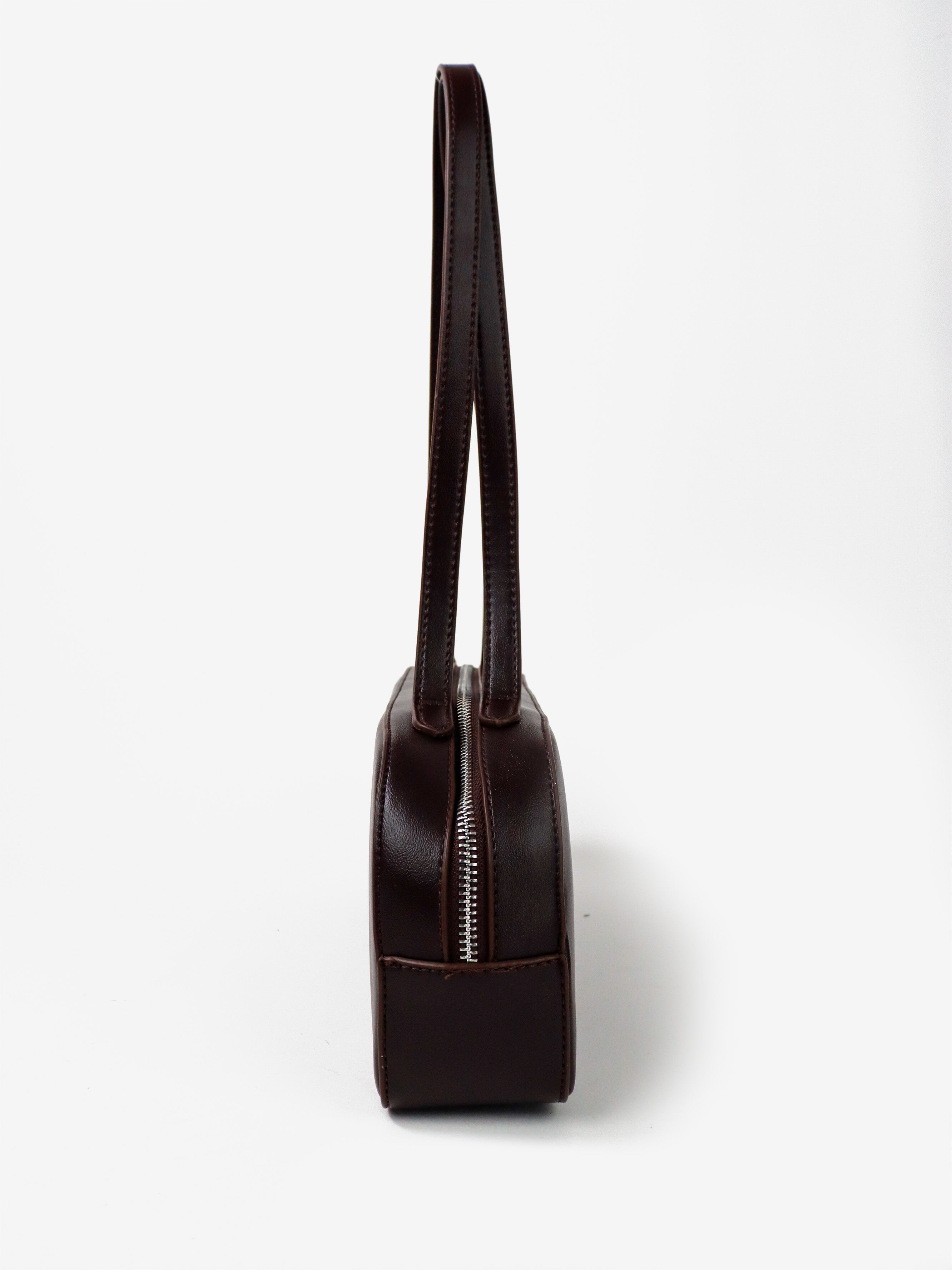 Addie Baguette Bag - Brown