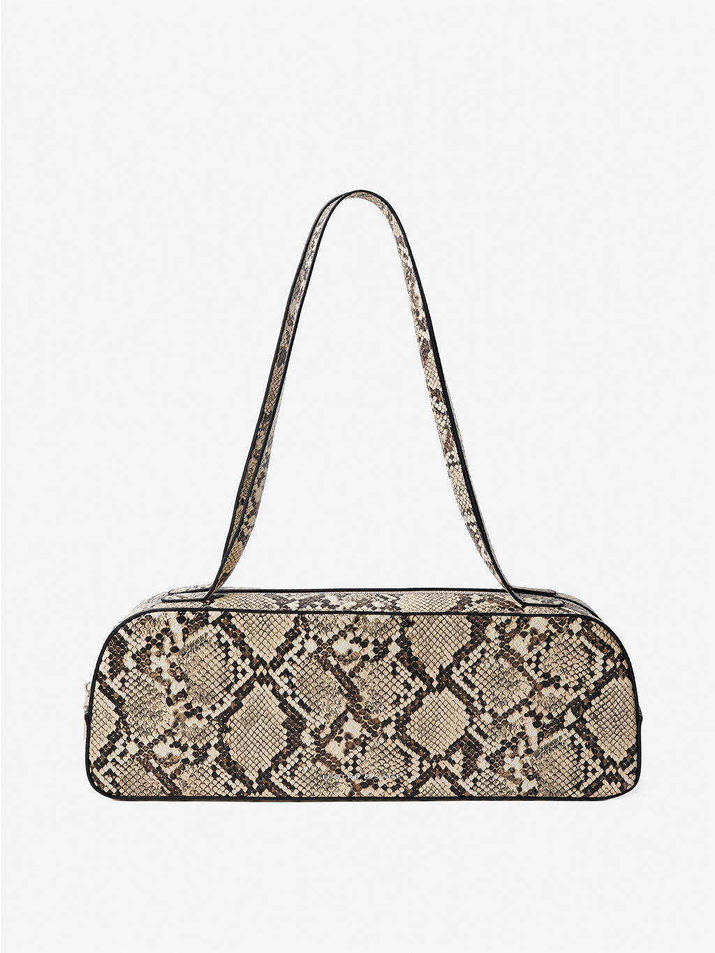 Addie Baguette Bag - Snakeskin