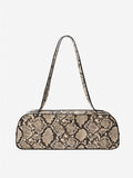 Addie Baguette Bag - Snakeskin