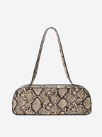 Addie Baguette Bag - Snakeskin