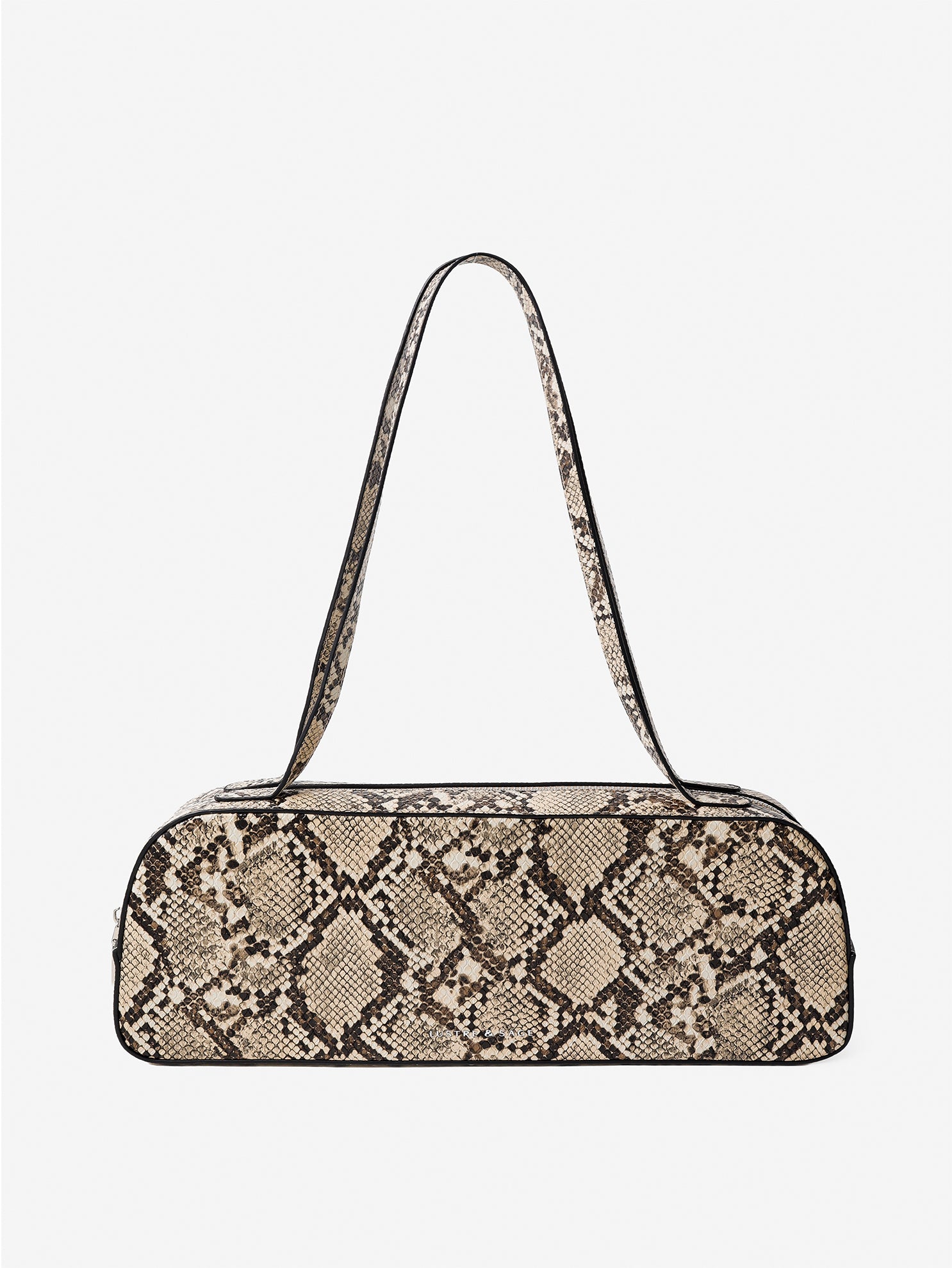 Addie Baguette Bag - Snakeskin