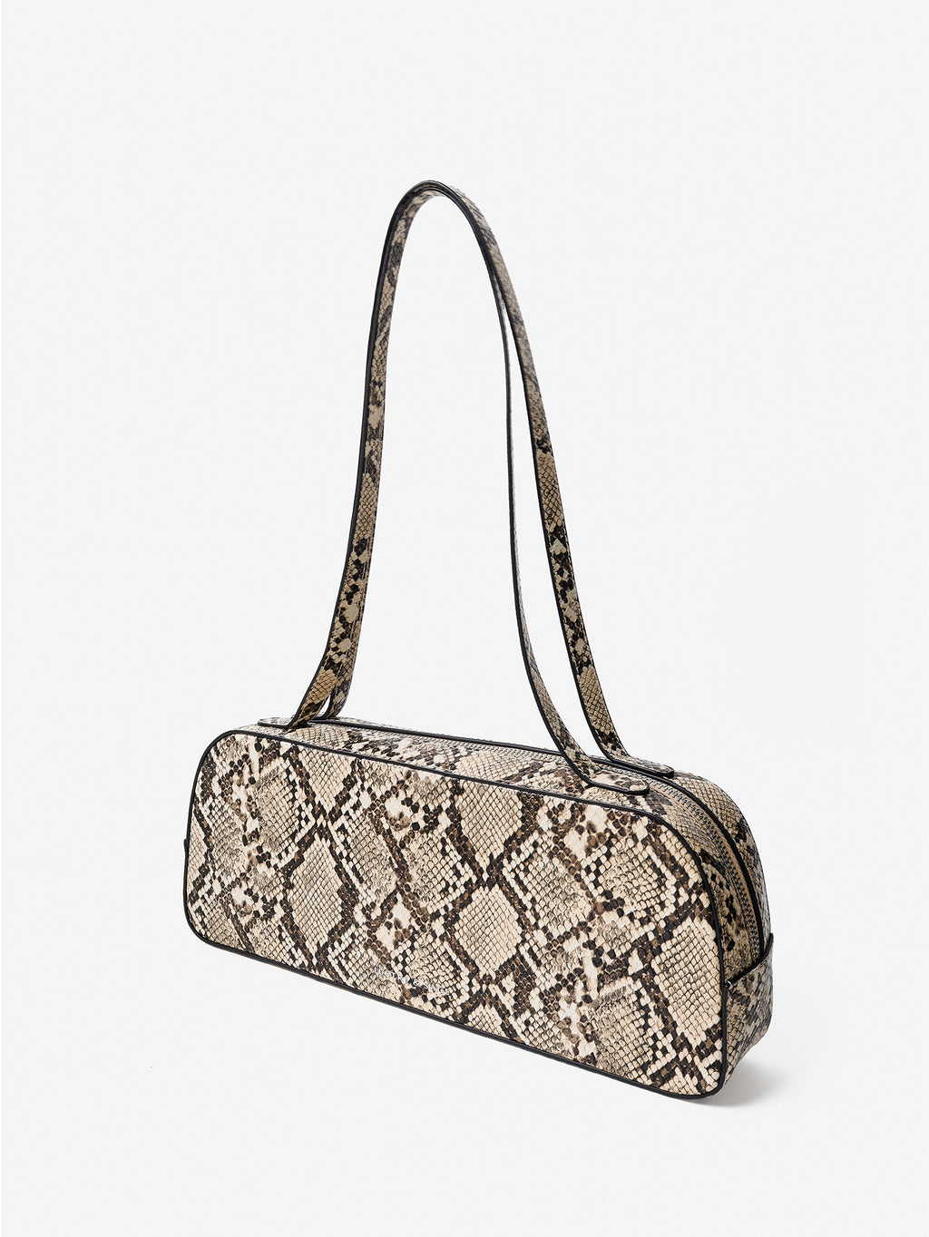 Addie Baguette Bag - Snakeskin