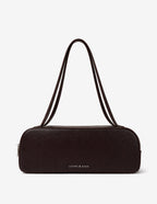 Addie Baguette Bag - Brown
