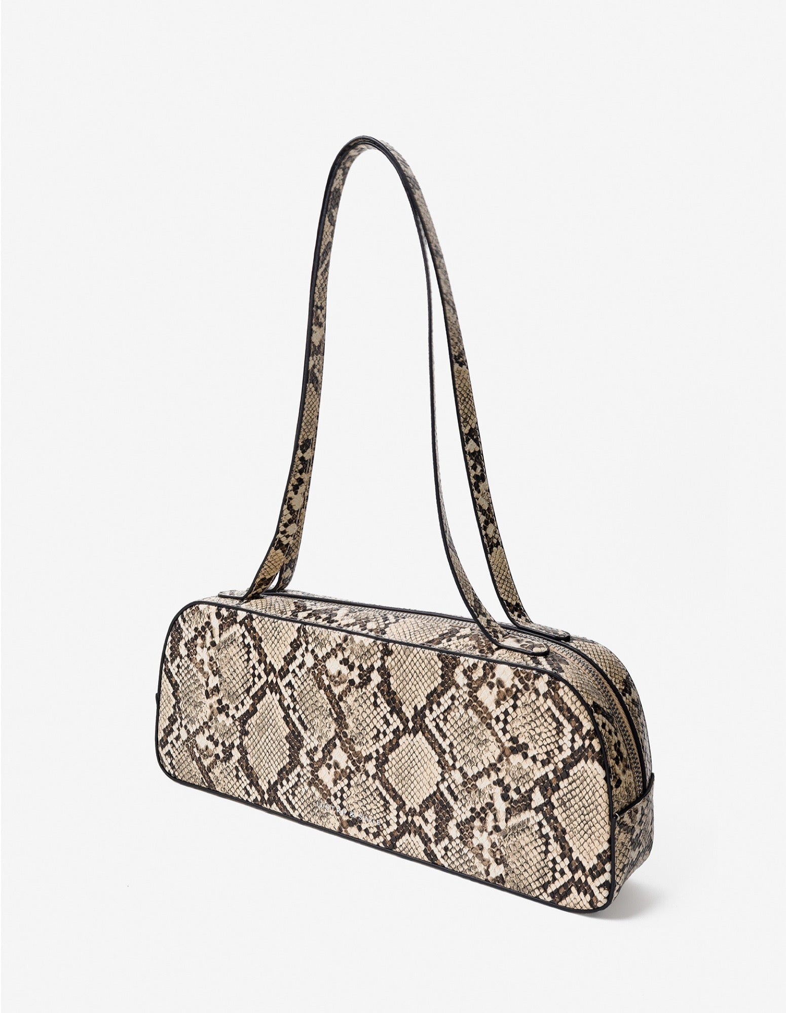 Addie Baguette Bag - Snakeskin