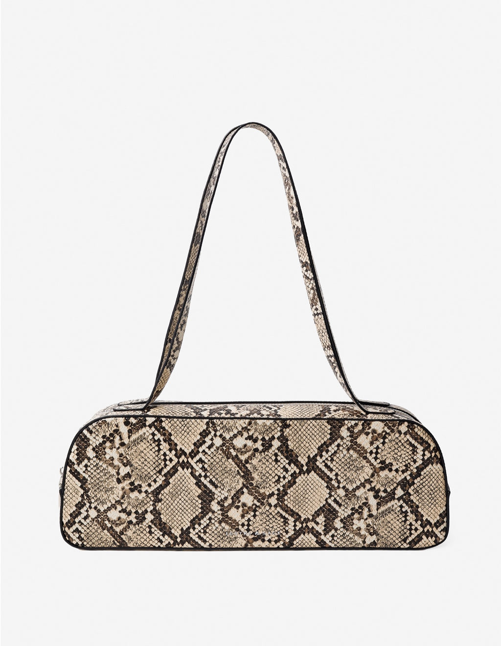 Addie Baguette Bag - Snakeskin