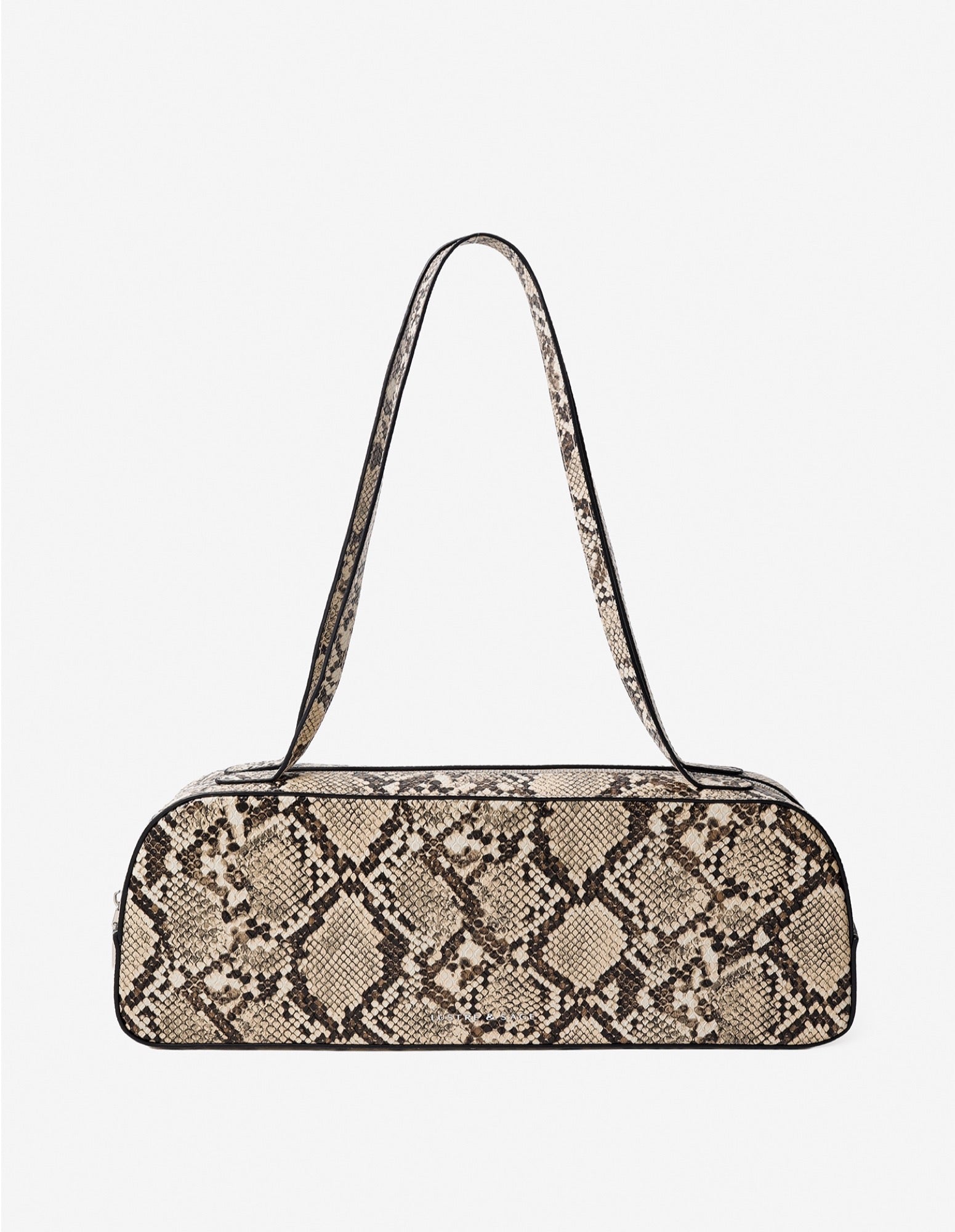 Addie Baguette Bag - Snakeskin