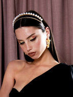 Ariana Pearl Diamanté Headband