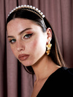 Ariana Pearl Diamanté Headband