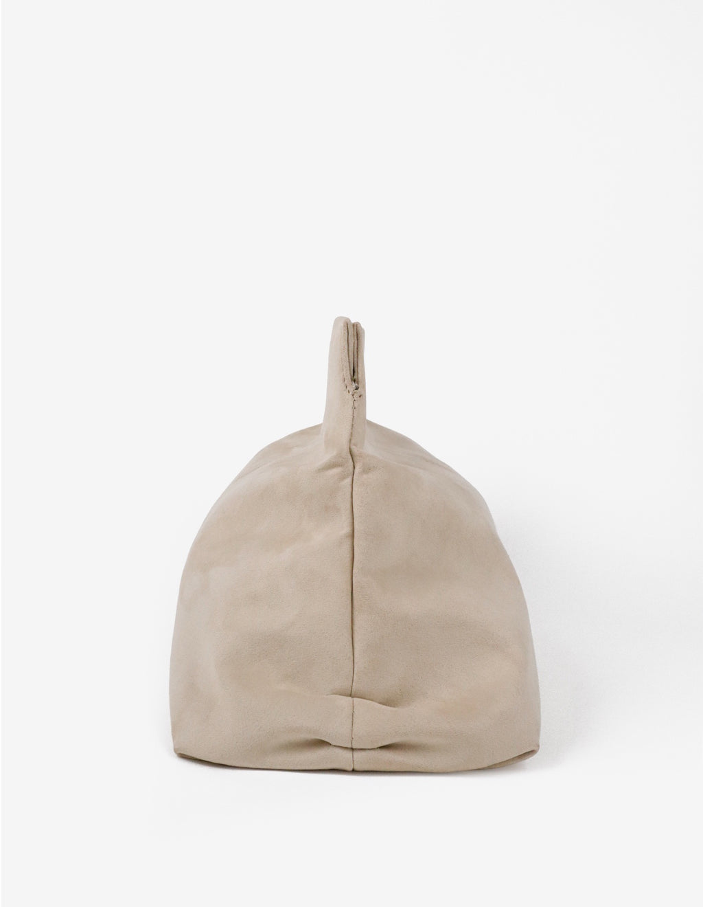 Becca Suede Clutch Bag - Beige