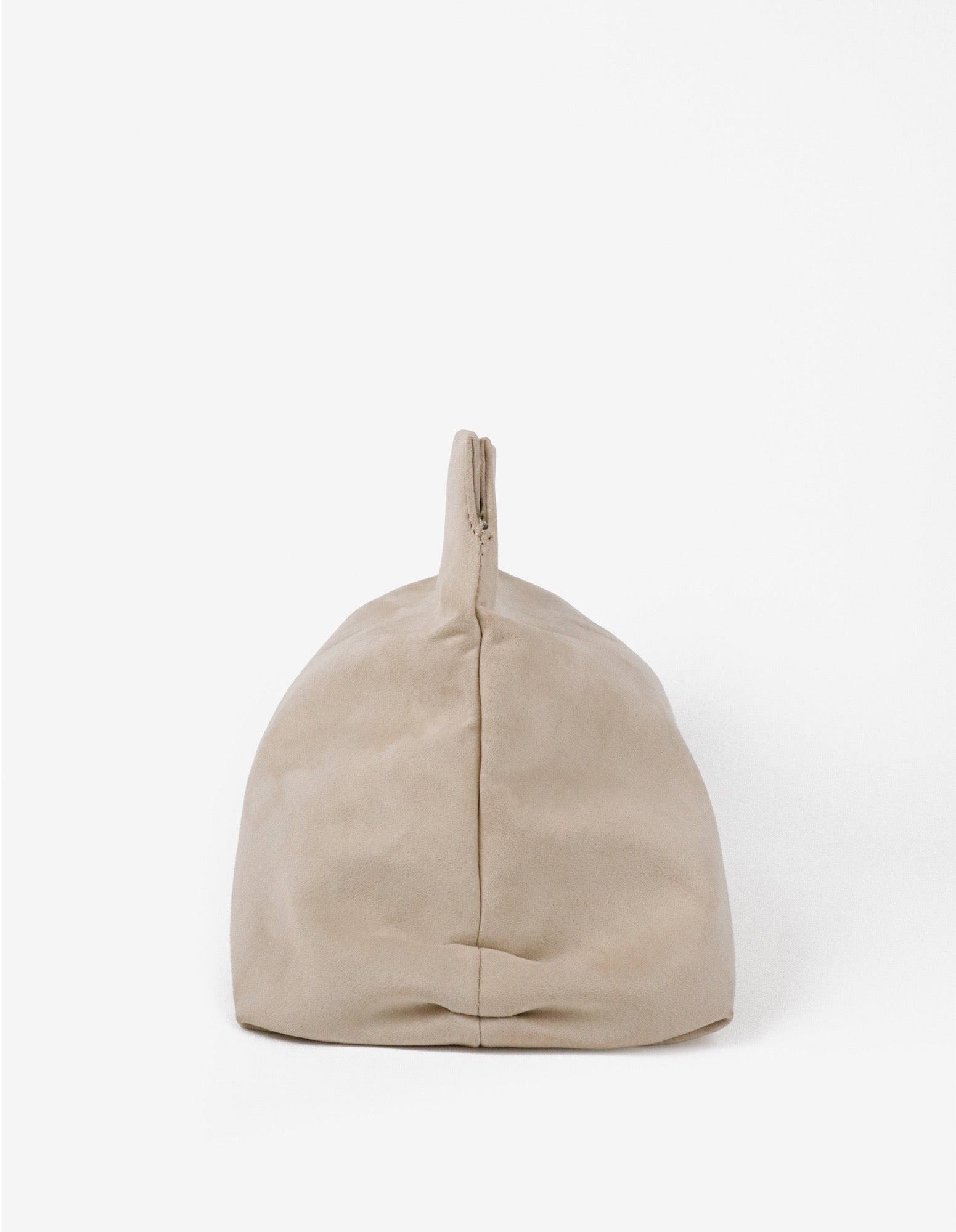 Becca Suede Clutch Bag - Beige
