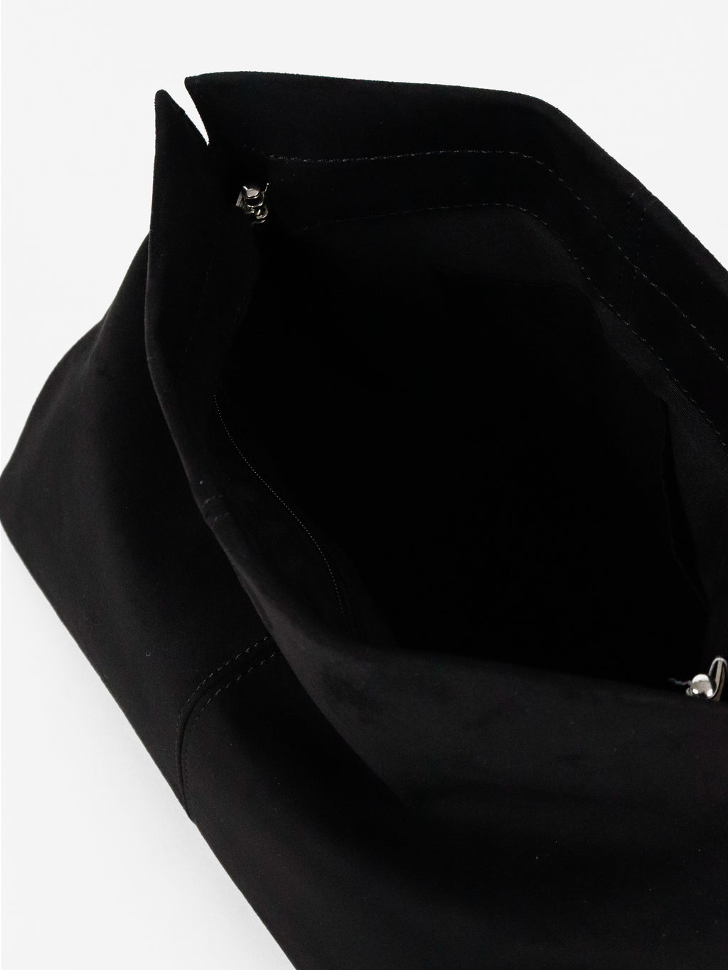Becca Suede Clutch Bag - Black