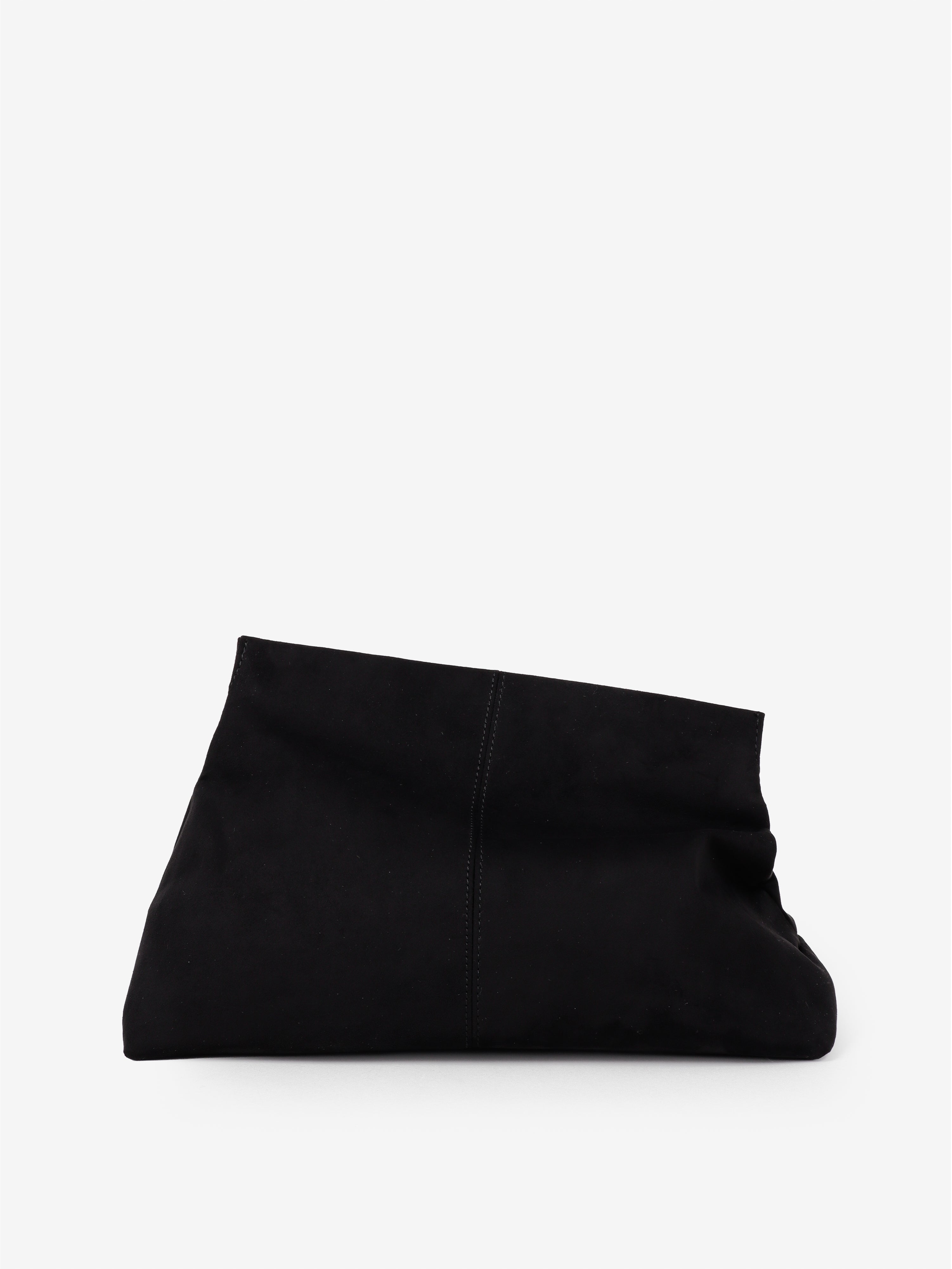 Becca Suede Clutch Bag - Black