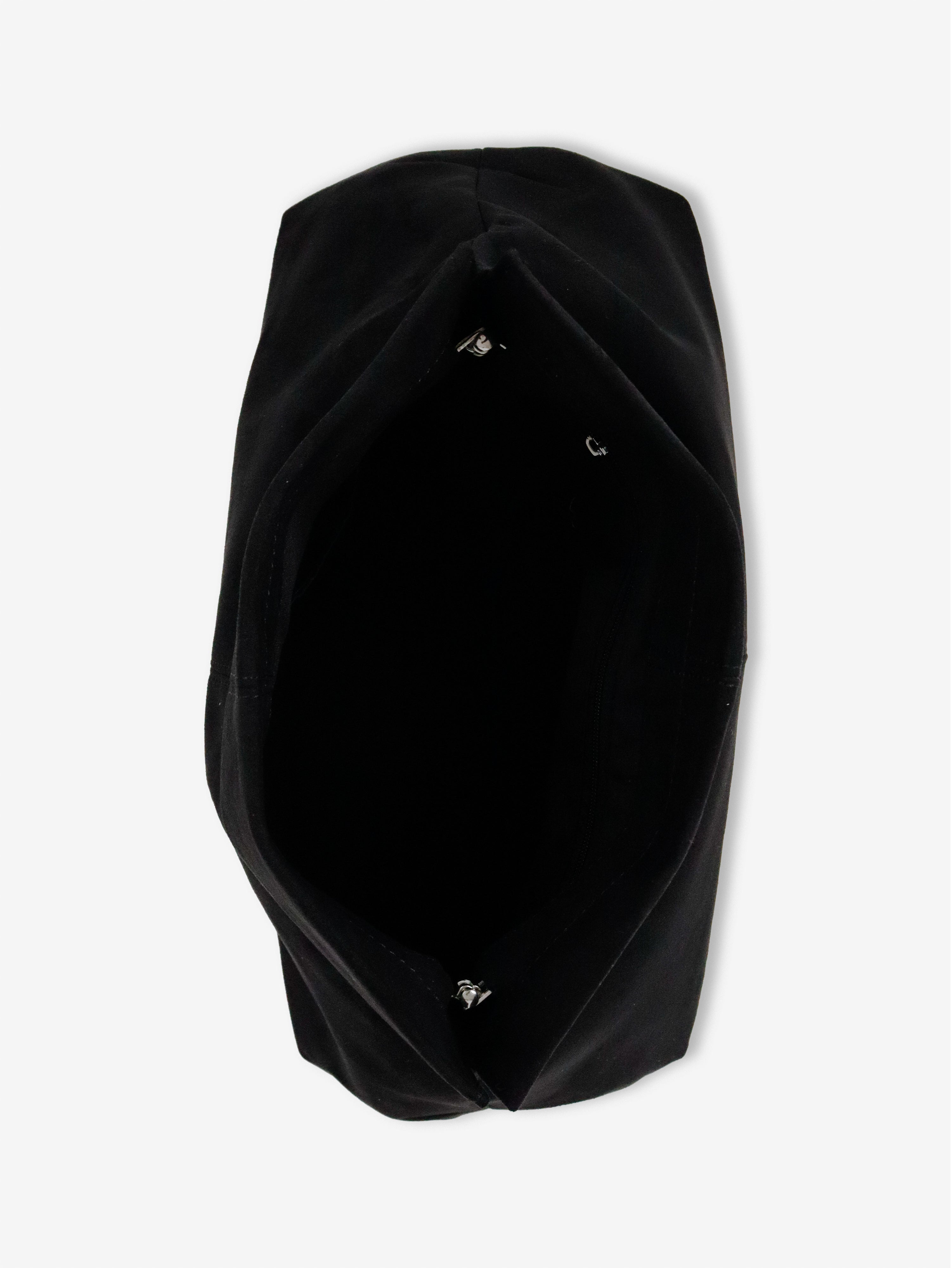 Becca Suede Clutch Bag - Black