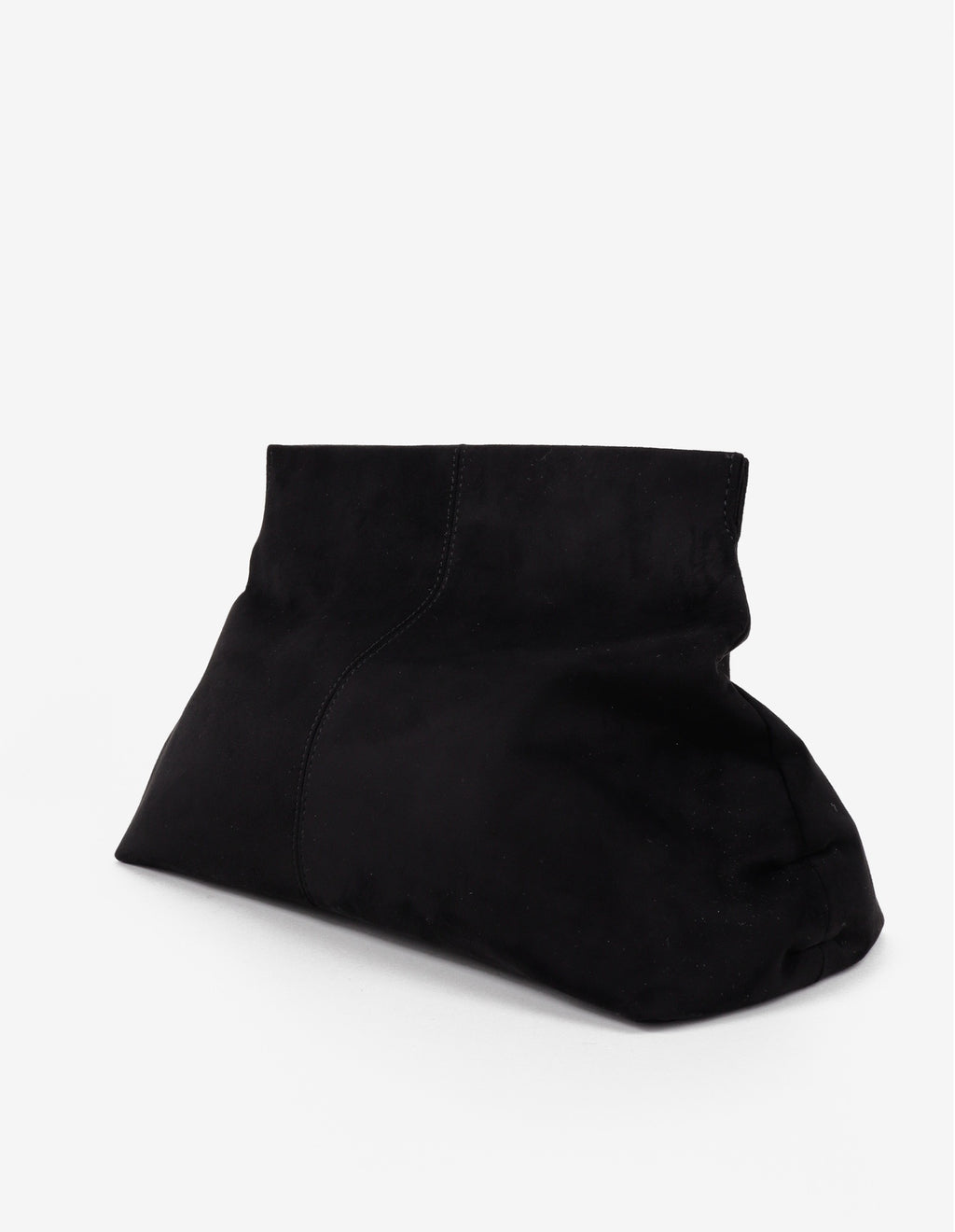 Becca Suede Clutch Bag - Black