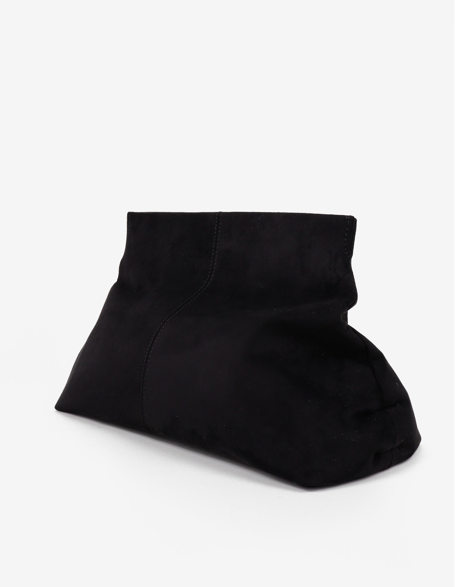 Becca Suede Clutch Bag - Black
