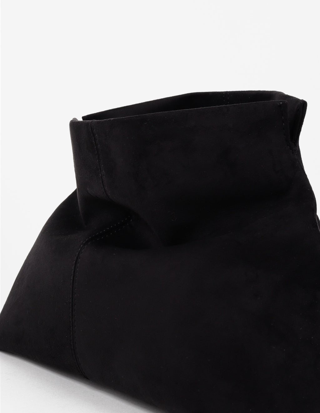 Becca Suede Clutch Bag - Black