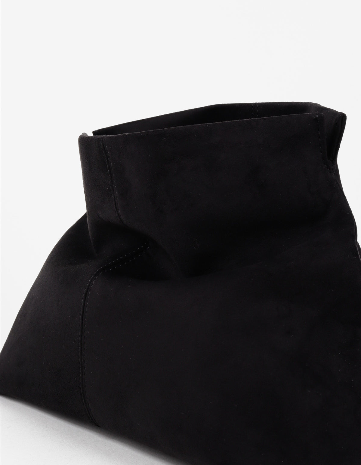 Becca Suede Clutch Bag - Black
