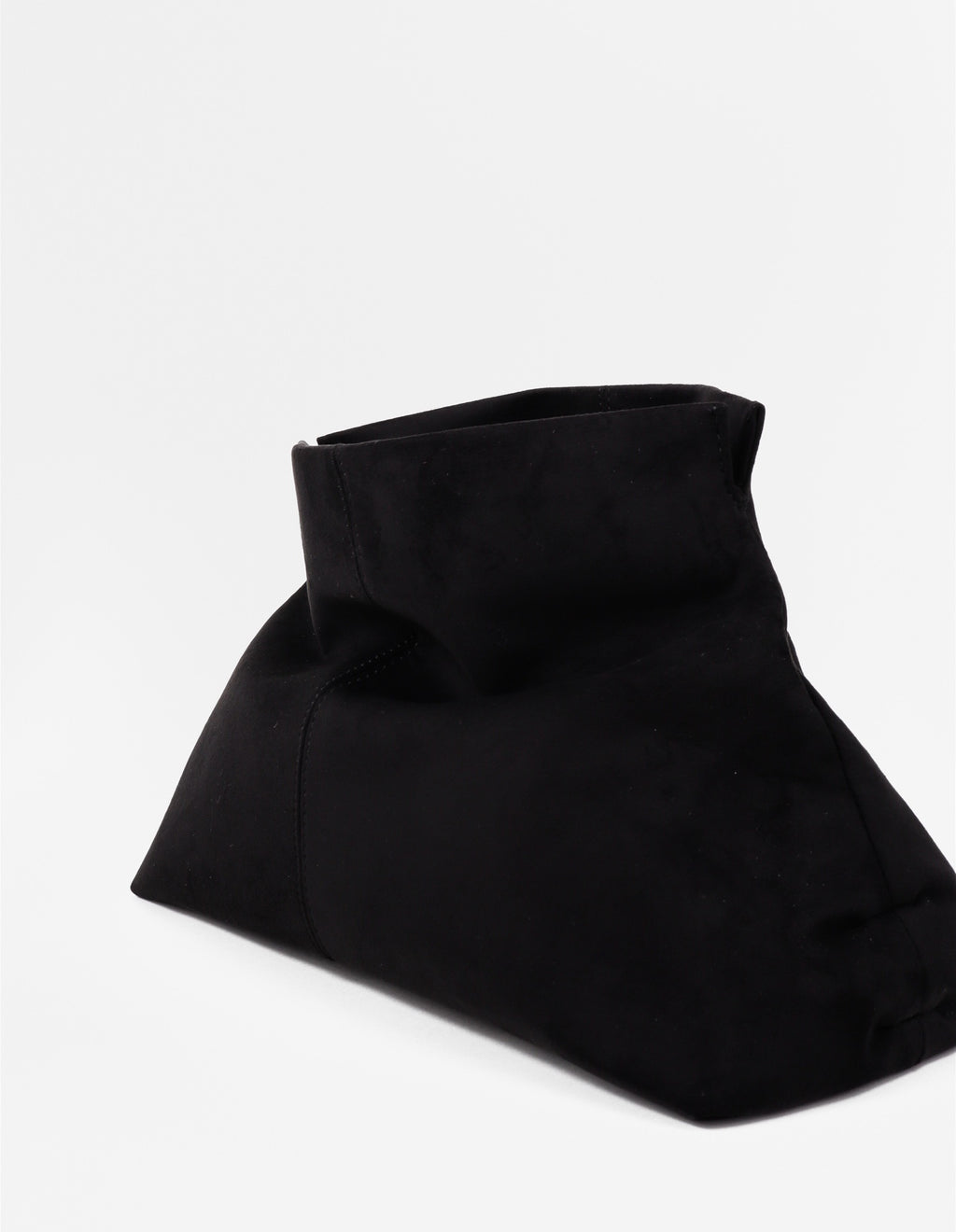 Becca Suede Clutch Bag - Black