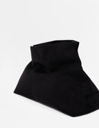 Becca Suede Clutch Bag - Black